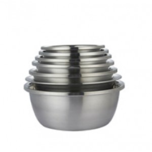 Stainless steel salad bowl