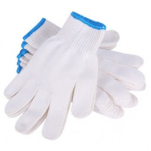 Polyester shower gloves