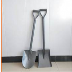 Iron handle shovel